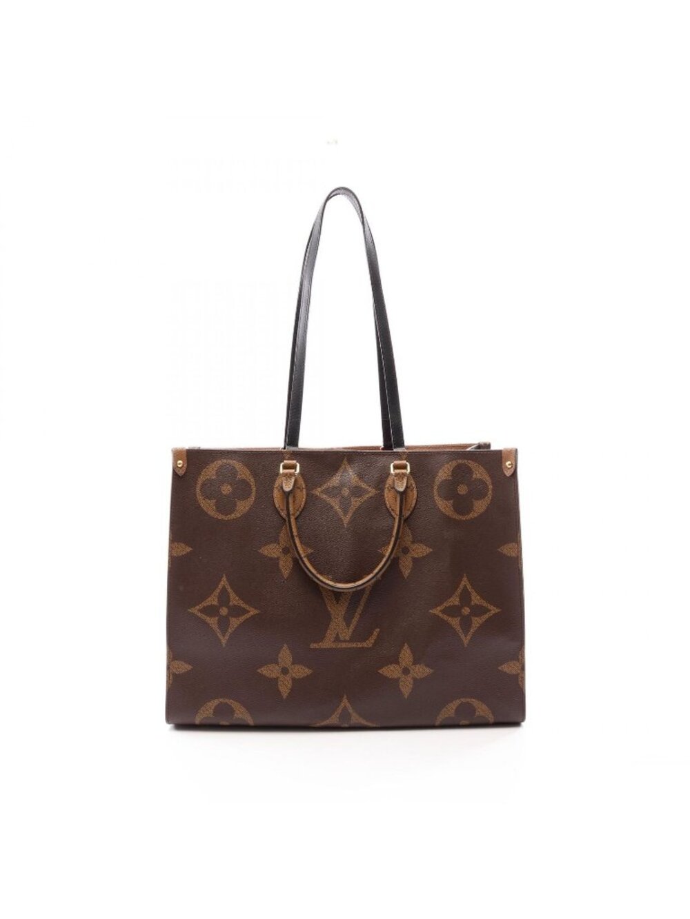 Louis Vuitton Shoulder Bag On The Go GM Monogram Giant Reverse Leather
